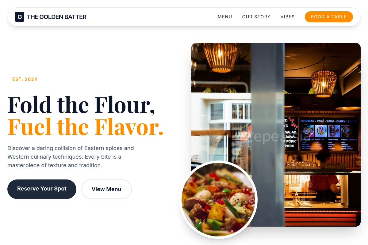 Spreader Asian Fusion Food