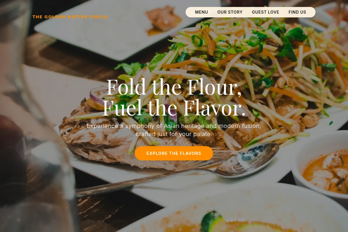 Syrup Asian Fusion Food
