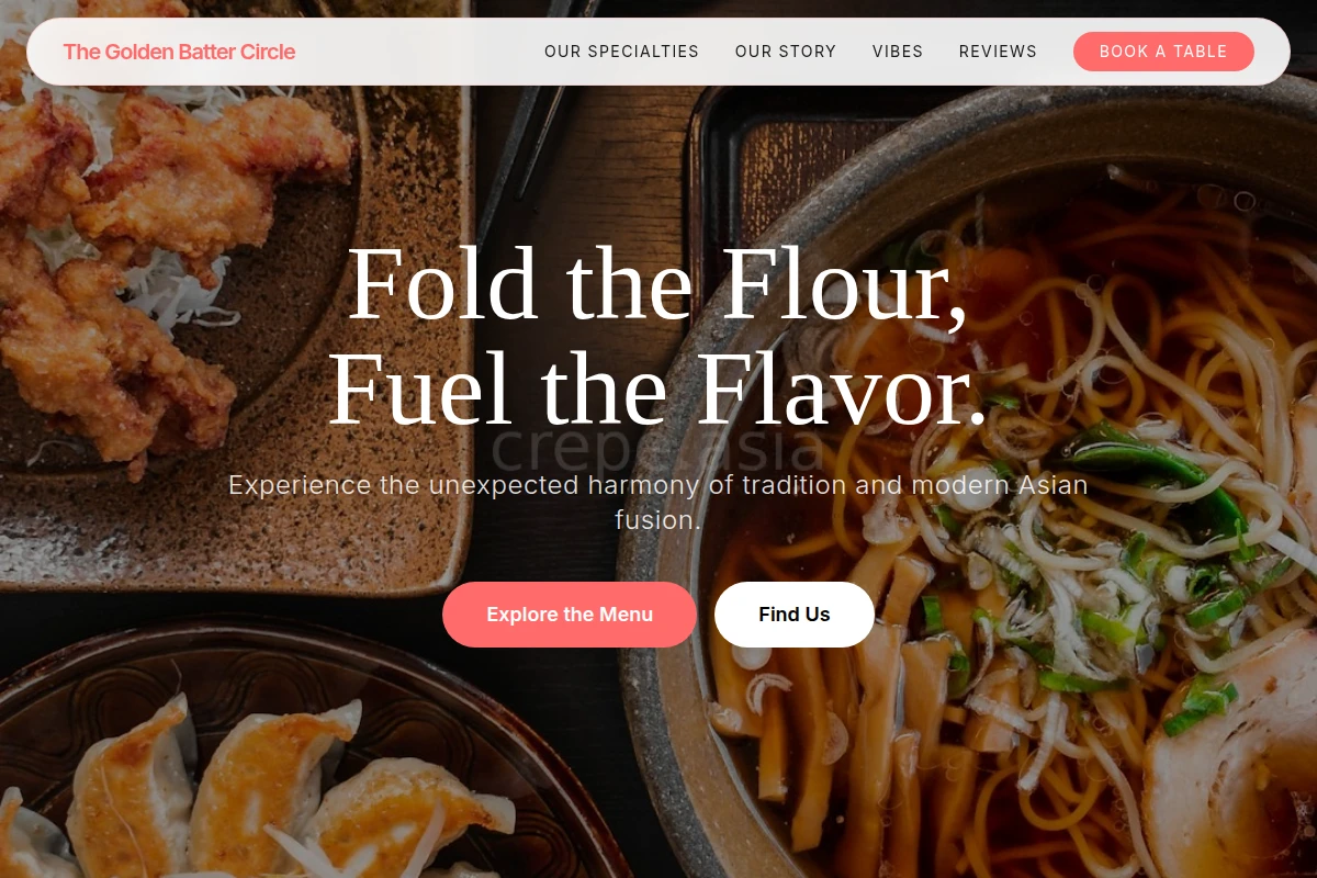 Flour Asian Fusion Food