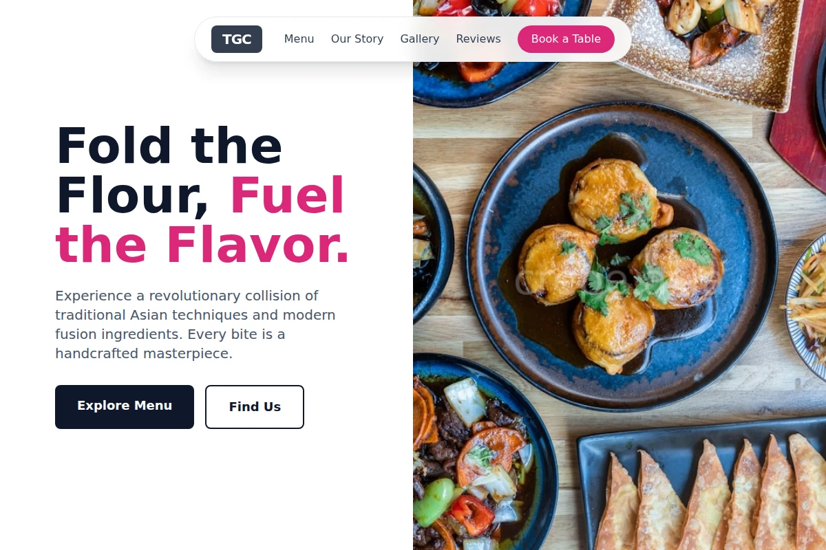 Fresh Asian Fusion Food