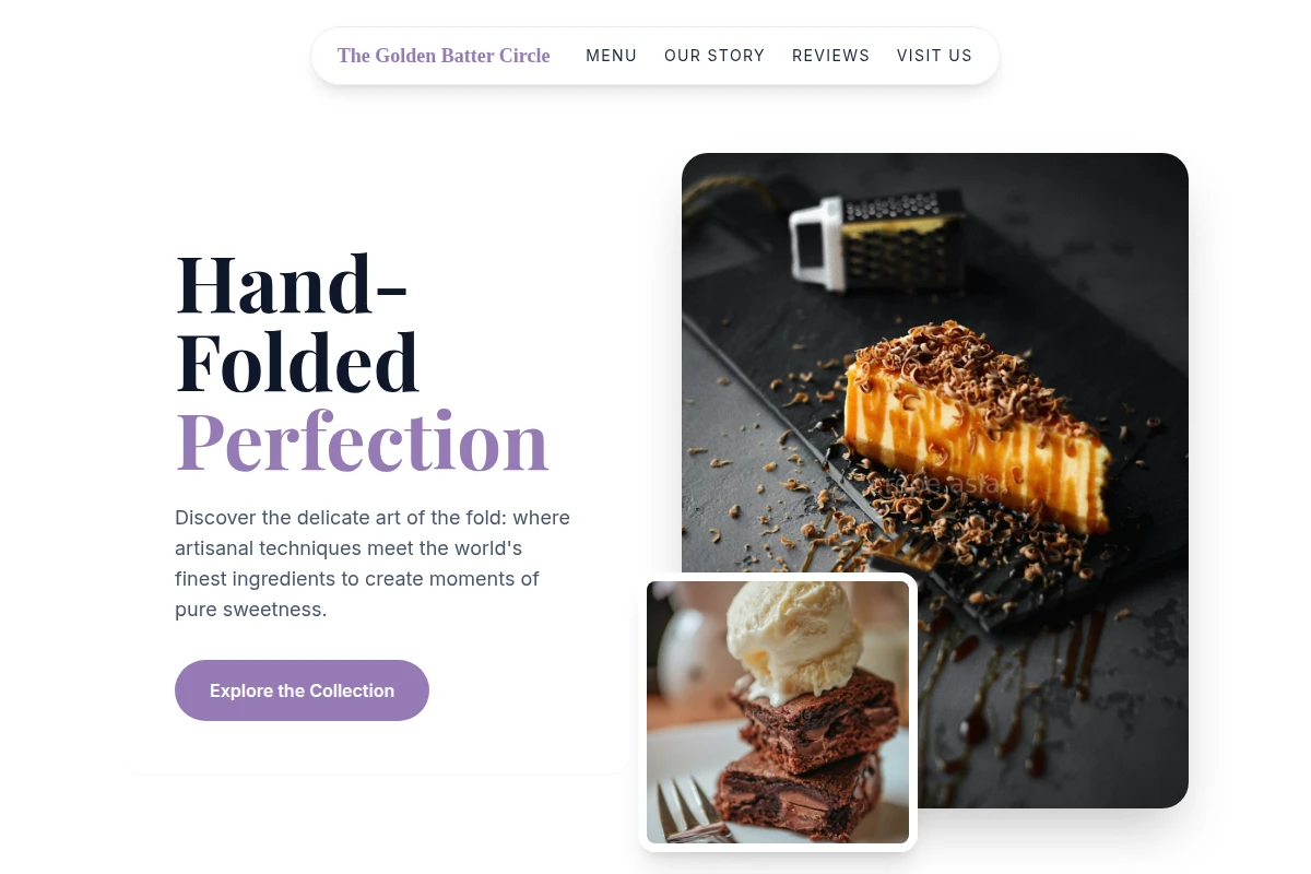 Folded Dessert
